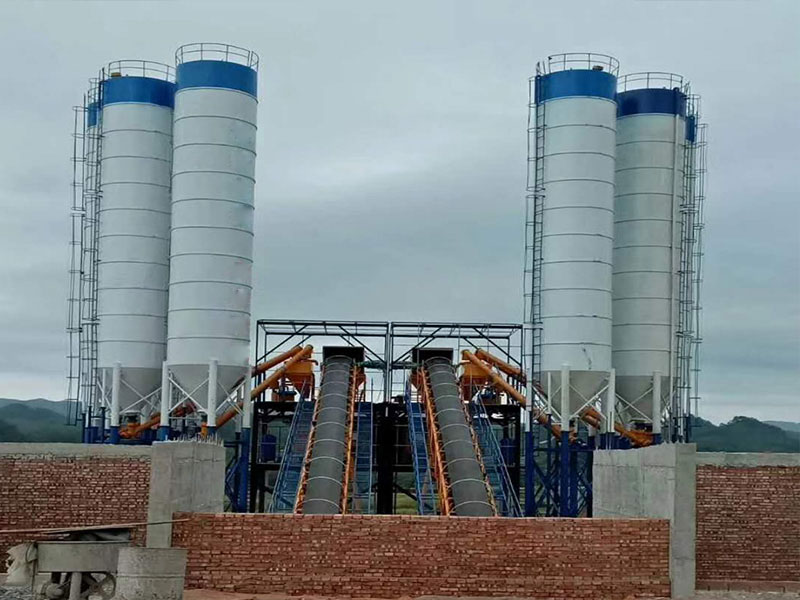 HZS180/2HZS180大型商品混凝土攪拌站